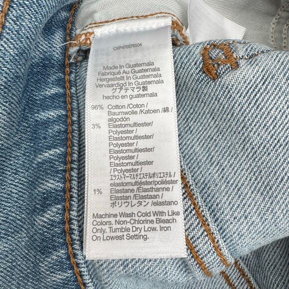 Madewell Light Blue Denim The Perfect Vintage Straight Jean Women's 29 NWOT - Picture 7 of 7